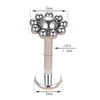 Titanium Labret Stud Spherical Cartilage Tragus Pircing Earrings Lip Ring Lip Stud Helix Piercing Jewelry - Image 6