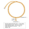 A Z Cubic Zirconia Intinal Letter Anklet Bracelets for Women, Adjustable Stainless Steel Cuban Link Foot Chain Beach Jewelry - Image 6