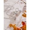 Apple Pendant Necklace Earrings Stainless Steel Gold Platinum Pvd Plated Resistant Charm Jewelry - Image 2