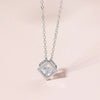 Charms Necklace For Women Aesthetic Cube Pink Zircon Rose Gold Color Choker Chain On Neck Jewelry Korean Pendants - Image 9