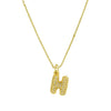 Full Zircon Mini A-Z Letter Pendant Neckalce Stainless Steel Chubby Balloon Initial Alphabet Gold Plated Choker Jewelry - Image 19