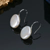 Baroque Button Freshwater Pearl Ear Spoon Style Earrings Silver Classic Elegant Gifts for Women - Image 7