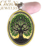 Bohemian Style Large Tree Oval Glass Alloy Pendant Quality Jewelry Elegant Charms - Image 5