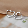 Simple Stainless Steel Geometric Heart Hoop Earrings for Women Small Circle Huggies Ear Buckle Punk Earring Minimalist Jewelry - Image 10