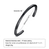 Men's Thin Bracelet,Stainless Steel Cuff Bangle Bracelet, Thin Cuff, Boyfriend Cuff, Gifts for Him, Father's Day Gifts - Image 7