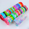 10Pcs/Lot Multicolor Luminous Heart Silicone Bracelets For Men Women Flower Sport Mix Style Rubber Wristband Bangle Jewelry Gift - Image 5