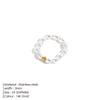 Korean Imitation Pearl Minimalist Pearl Finger Ring White Round Pearl Ring Wedding Anniversary Gift - Image 8