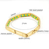 GD Religious Stainless Steel South Africa Bracelet Green And Yellow Color Orula Hidden Bracelet Yellow Beads Unisex Bangle - Image 6