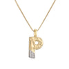 Gold/Silver Color Mixed 26 Letters Pendant Necklaces For Women Men Shiny CZ Zircon Inlay Party Jewelry Gift - Image 17