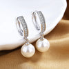 Pearl Earrings Freshwater Pearl Silver Earrings Pearl Jewelry For Wamen Wedding Gift - Image 1