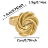 1/5pcs Gold Plated Cabochon Ring Round Oval Blank Tray Base Stainless Steel Rings For Women Men Handmade Enamel Accessories - Image 15