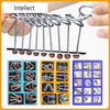 Fun Metal Chinese Ring Puzzle Intelligent Brain Teaser IQ Logic Game for Children Adult Family Entertainment Educational Toy - Image 2