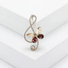 Rhinestone Butterfly Pins for Women Unisex Shiny Glass Musical Note Brooches Event Party Backpack Decoration Clothes Accessories - Image 21