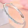 Silver Charms Bangles For Women Design Sparking Gypsophila Star Bracelets Party Wedding Jewelry - Image 14