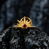Titanium CZ Starburst Stud Earring 16G Sunrise Helix Stud Tragus Cartilage Labret Monroe Piercing Jewelry - Image 2