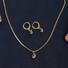 3 Pcs Heart Pendant Jewelry Set Of Earring Pendant Necklace For Women Rhinestone Double Heart Jewelry Set Gift - Image 4