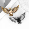 Retro Zircon Inlaid Eagle Brooch Charm Women's Brooch Jewelry Accessories Party Gift - Image 4