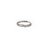 Shiny Silver Zircon Twisted Frosted Adjustable Ring for Women Girl Jewelry Accessories Colorfast - Image 5