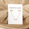 Necklaces Jewelry Sets For Women Girls Stainless Steel Pendant Necklaces And Earrings 2 Pieces Sets Wedding Party Jewelry Gifts - Image 28