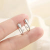 Tulip Flower Stud Earrings for Women Girls Simple Sweet Silver Color Earring Romantic Jewelry Party Gifts - Image 3
