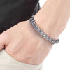 19-21cm Classic Curb Cuban Bracelet for Men Jewelry Stainless Steel Sliver Link Chain Bracelets Hand Jewelry Anklet Gift - Image 4