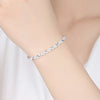 Silver Bracelet Multiple Styles Bracelet Chain For Women Charm Bracelet Wedding Jewelry Gift - Image 3