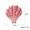 Enamel Starfish Brooches for Women Unisex Pearl Shell Sea Plant Pins Banquet Party Backpack Gifts Jewelry Accessories - Image 4