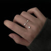 A Girl 1Pcs Chain Tassels Ring Adjustable Simple Korean Women Party Ring Finger Korean Silver Color Jewelry - Image 3