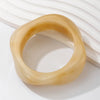 Vintage Punk Brown Coffee Thick Resin Acrylic Bangles Geometric Irregular Wide Cuff Bangle Bracelet For Women Men Jewelry - Image 23