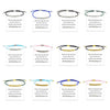 Don't Let The Hard Days Win Bracelet Stainless Steel Engraved Tube Adjustable Braided Rope Bangle Jewelry Gift for Women Men - Image 2