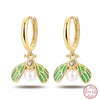 Silver Color Gold Pearl Bee Irregularity Star Moon Earrings For Women Jewelry Birthday Gifts - Image 20