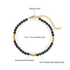 3mm Faceted African Turquoise Nature Stone Beaded Bracelet For Women With gold plated Stainless Steel Square Beads Jewelry - Image 10
