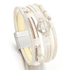 Bohemian Beads Braided Leather Bracelet for Women Multilayer Wrap Charm Wide Bangle Bracelets Party Jewelry Gifts - Image 5