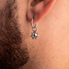Stainless Steel Punk Spiked Mace Ball Drop Earrings Gothic Y2K Chain Hoop Earrings Ear Jewelry for Women Men - Image 4
