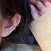 Sliver Color Butterfly Ear Clip for Women Sparkling Zircon Star Pendant Cartilage Clip Earring Ear Cuff Jewelry Gifts - Image 3