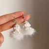 Autumn Winter Easter Earrings for Women Funny Rabbit Hare Carrot Korean Lovely Fur White Bunny Gift Jewelry Accessories - Image 8