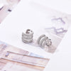 Three Layer C Shape Clip On Earrings For Women Ear Cuffs Without Piercing Fake Cartilage Earings Zirconia Geometric Jewelry - Image 14