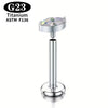1Pcs Titanium Piercing CZ Gem Internally Threaded Labret Monroe Lip Ring Tragus Nail Helix Earring Stud 16G Body Jewelry - Image 15