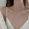 Double Layer Kpop Heart Pearl Choker Necklace for Women Clavicle Chain Elegant Charm Wedding Pendant Jewelry Gift - Image 12