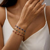 Elegant Red Crystal Zircon Metal Chain Bracelets for Women Colorful Heart Bracelets Party Wedding Wrist Charms Jewelry Gift - Image 30