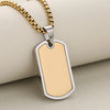 Military Dog Tag Pendant Chain Necklace For Men 316L Stainless Steel Jewelry Accessories Gift - Image 8