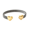 Heart Bracelets Open Elastic Mesh Bangle for Women Gold Color Lover's Stainless Steel Jewelry - Image 8