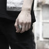 Qeenkiss Silver Ring for Men Father Vintage Adjustable Lion King Ring Jewelries Party Gift - Image 5