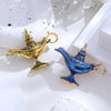 Easya Retro Lamp Brooches Men's Suit Collar Lapel Brooch Pin Men Wedding Banquet Jewelry - Image 1