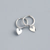 Double Layers Heart Drop Earrings for Women Rhinestone Crystal Korean Bridal Wedding Earring Jewelry - Image 12