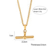 Polished Stainless Steel Jewelry OT Bar Charm Chunky Hoop Earrings Gold Plated Jewelry For Woman - Image 8