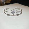 Zircon Bow Cuff Bracelet for Women Korea Charm Bracelet Personality Wedding Dainty Accessories - Image 21