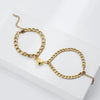 2Pcs/set Magnet Couple Bracelets Heart Attraction Bracelet Stainless Steel Charm Simple Cuban Chains Key Lock Jewelry Gifts - Image 2