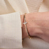 Women's Open Cuff Bangle Marquise CZ Stackable Bracelet Minimalist Adjustable Jewelry Wedding Gift for Women - Image 3