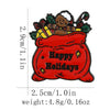 Creative Christmas brooch Santa Claus Snowflake bell Gift Alloy Badge Accessory pin gift to friends - Image 10